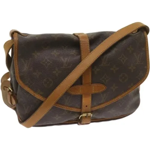 Pre-owned Canvas shoulder-bags , female, Sizes: ONE SIZE - Louis Vuitton Vintage - Modalova