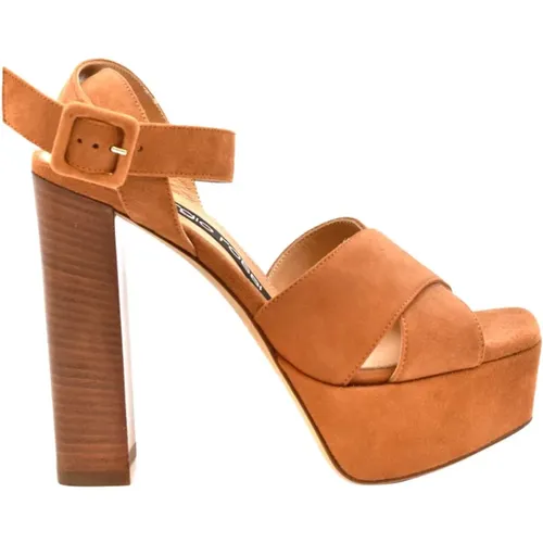 Elevate Your Style with High Heel Sandals , female, Sizes: 4 1/2 UK - Sergio Rossi - Modalova