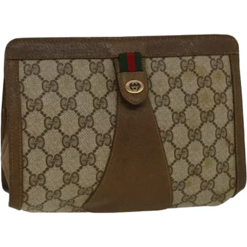 Pre-owned Canvas clutches - Gucci Vintage - Modalova