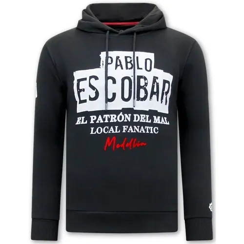 Herren Kapuzenpullover Pablo Escobar , Herren, Größe: XS - Local Fanatic - Modalova