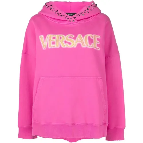 Gemütlicher Stylischer Sweatshirt - Versace - Modalova