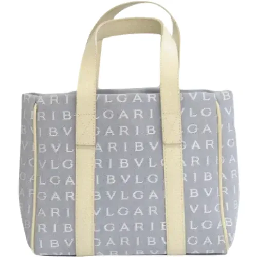 Pre-owned Canvas handbags , female, Sizes: ONE SIZE - Bvlgari Vintage - Modalova