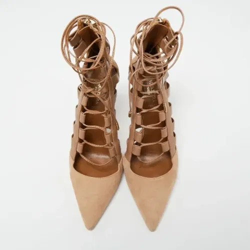 Pre-owned Leder Heels , Damen, Größe: 40 EU - Aquazzura Pre-owned - Modalova