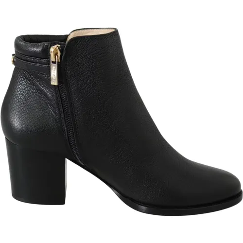 Elegant Leather Heeled Boots , female, Sizes: 7 1/2 UK - Jimmy Choo - Modalova