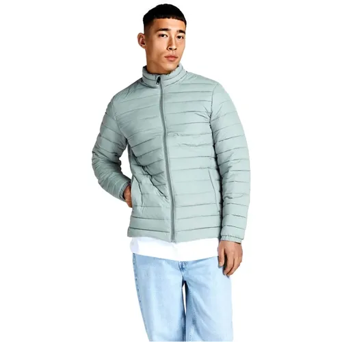 Puffer Kragen Noos Jacke , Herren, Größe: S - jack & jones - Modalova