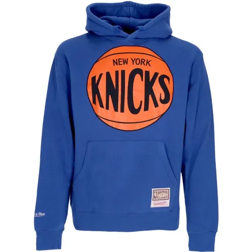 New York Knicks Team Logo Hoodie , Herren, Größe: S - Mitchell & Ness - Modalova