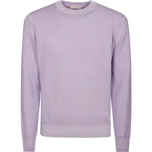 Cashmere Crewneck Sweater with Ribbed Edges , male, Sizes: M, 2XL - Filippo De Laurentiis - Modalova