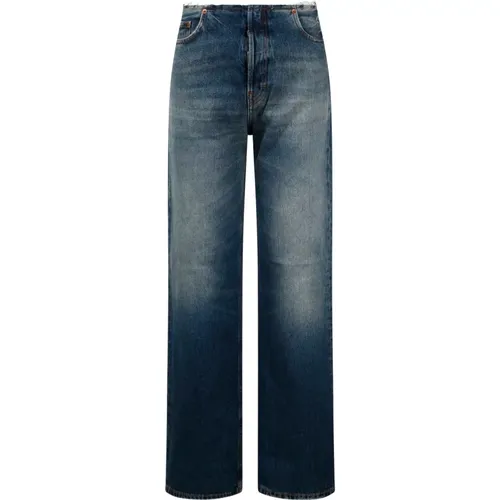 Blaue Wide Leg Jeans , Damen, Größe: W27 - Haikure - Modalova