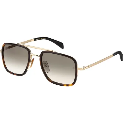 Gold Havana Sonnenbrille - Eyewear by David Beckham - Modalova
