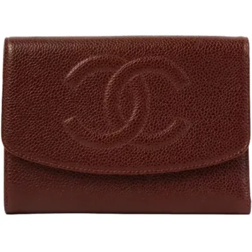 Pre-owned Leather wallets , female, Sizes: ONE SIZE - Chanel Vintage - Modalova