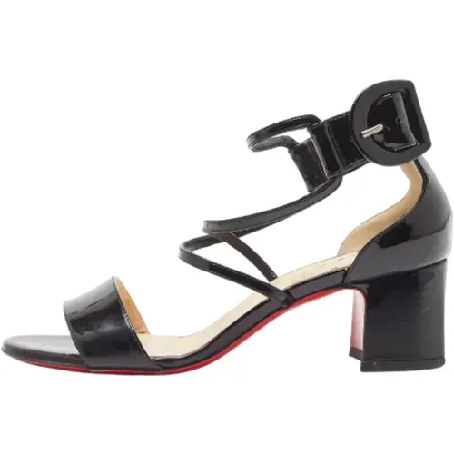 Pre-owned Leather sandals , female, Sizes: 2 1/2 UK - Christian Louboutin Pre-owned - Modalova