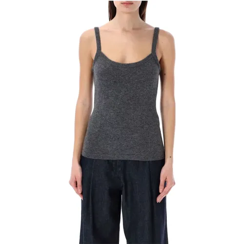 Women's Clothing Topwear Grey Melange Ss24 , female, Sizes: S, XS - The Garment - Modalova