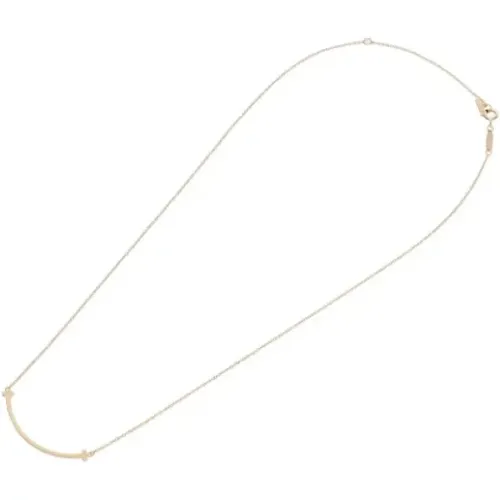 Pre-owned Rose Gold necklaces , female, Sizes: ONE SIZE - Tiffany & Co. Pre-owned - Modalova