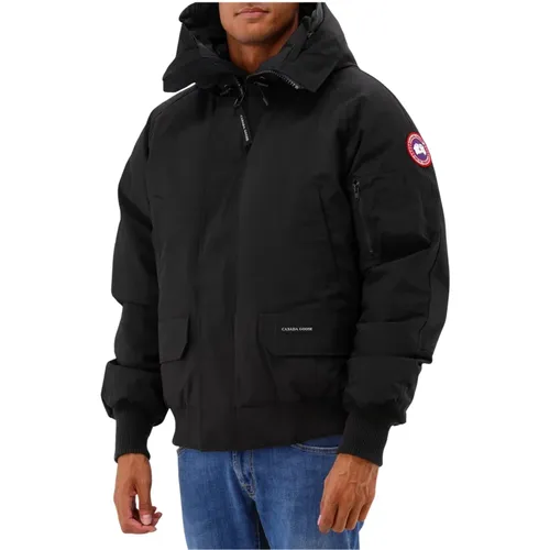 Schwarze Chillwack Bomberjacke mit Kapuze - Canada Goose - Modalova