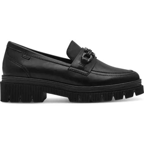 Elegante Schwarze Geschlossene Loafer , Damen, Größe: 40 EU - s.Oliver - Modalova