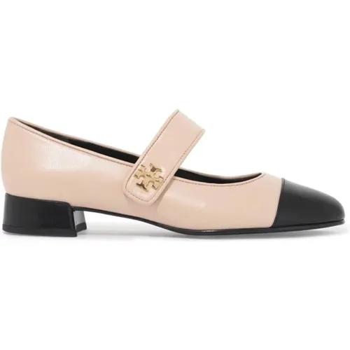 Kontrastierende Zehenkappe Leder Mary Jane - TORY BURCH - Modalova