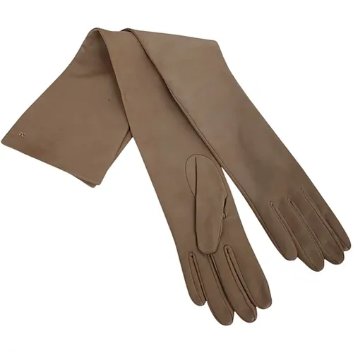 Amica Long Gloves , female, Sizes: 7 1/2 IN, 8 IN - Max Mara - Modalova