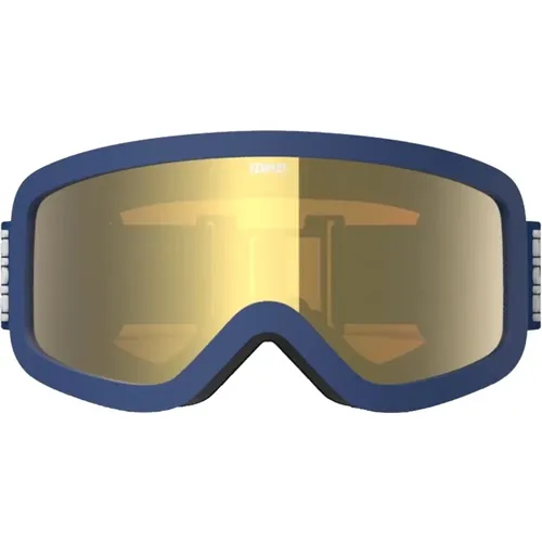 Navy Ski Mask with Grey Mirror Lenses , unisex, Sizes: ONE SIZE - Izipizi - Modalova