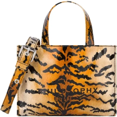 Tiger Mini Bag - Unique Style , female, Sizes: ONE SIZE - Philosophy di Lorenzo Serafini - Modalova