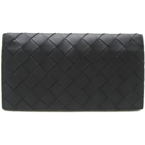 Pre-owned Leather wallets , female, Sizes: ONE SIZE - Bottega Veneta Vintage - Modalova