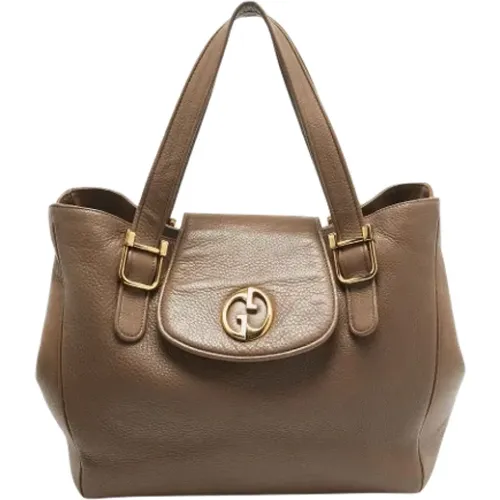 Pre-owned Leather totes , female, Sizes: ONE SIZE - Gucci Vintage - Modalova