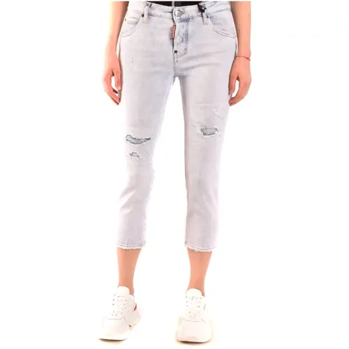 Light Cool Girl Cropped Jeans , female, Sizes: XS - Dsquared2 - Modalova