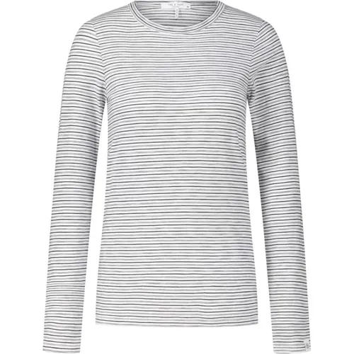 Gestreiftes Langarmshirt , Damen, Größe: XS - Rag & Bone - Modalova