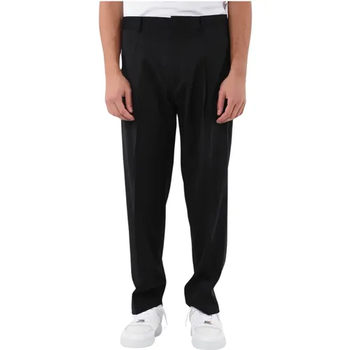 Wool Pants with Regular Fit , male, Sizes: S, M - Costumein - Modalova