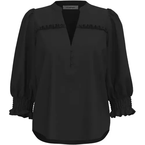 Frill Ss Shirt Blouse , female, Sizes: S, M, XS - Co'Couture - Modalova