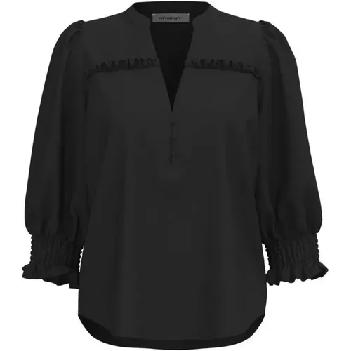 Frill Ss Shirt Blouse , female, Sizes: S, XS - Co'Couture - Modalova