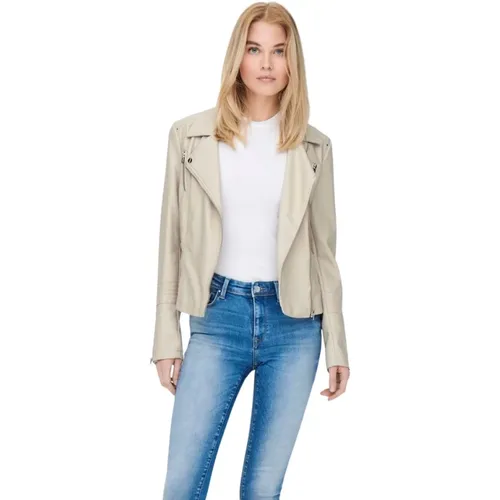 Leather Jackets , Damen, Größe: XL - Only - Modalova