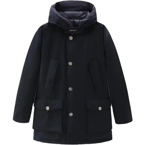 Arctic Parka Blau , Herren, Größe: L - Woolrich - Modalova