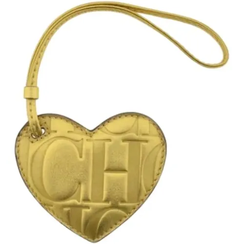 Golden Heart Charm , female, Sizes: ONE SIZE - Carolina Herrera - Modalova