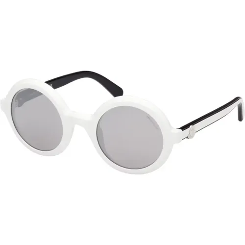 Orbit Logo Round Sunglasses , female, Sizes: ONE SIZE - Moncler - Modalova