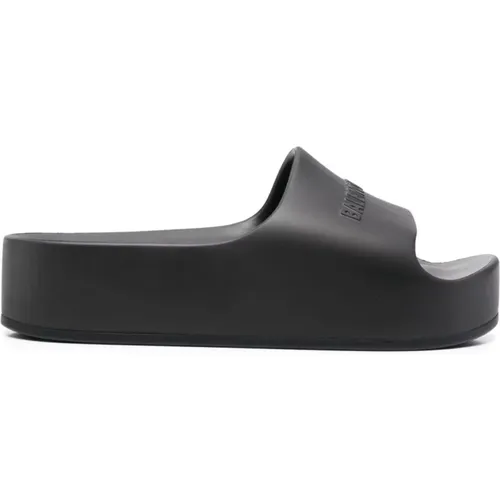 Chunky Slide Sandals , female, Sizes: 4 UK, 3 UK, 7 UK, 6 UK, 5 UK - Balenciaga - Modalova