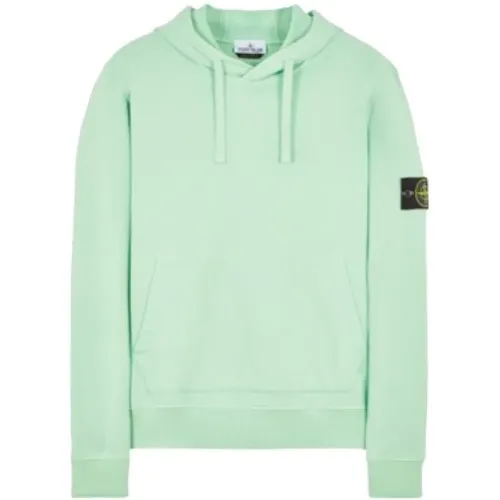 Sweatshirt V0052 - Größe: XL, Farbe: V0052 - Hellgrün , Herren, Größe: M - Stone Island - Modalova