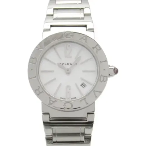 Pre-owned Stainless Steel watches , male, Sizes: ONE SIZE - Bvlgari Vintage - Modalova