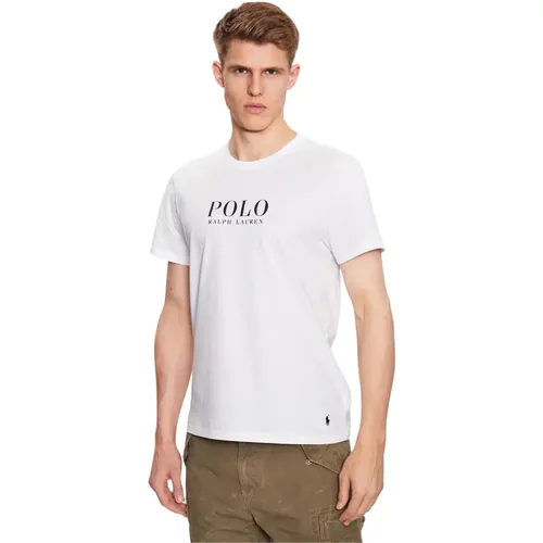 Klassisches T-Shirt , Herren, Größe: S - Ralph Lauren - Modalova