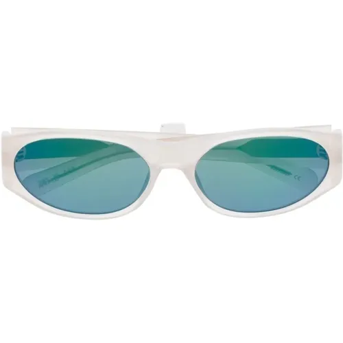 Round-frame Tinted Sunglasses , female, Sizes: ONE SIZE - Flatlist - Modalova
