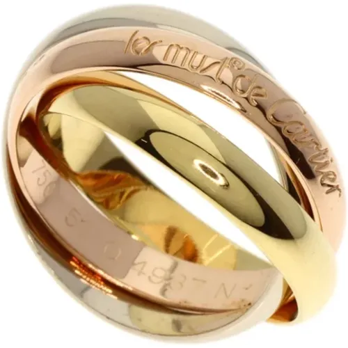 Pre-owned Rose Gold rings , female, Sizes: ONE SIZE - Cartier Vintage - Modalova