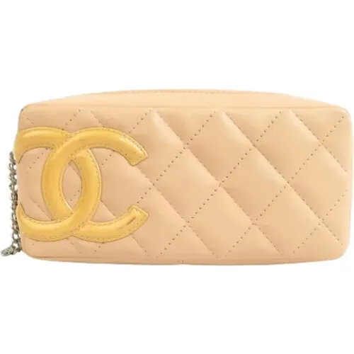 Pre-owned Leather clutches , female, Sizes: ONE SIZE - Chanel Vintage - Modalova