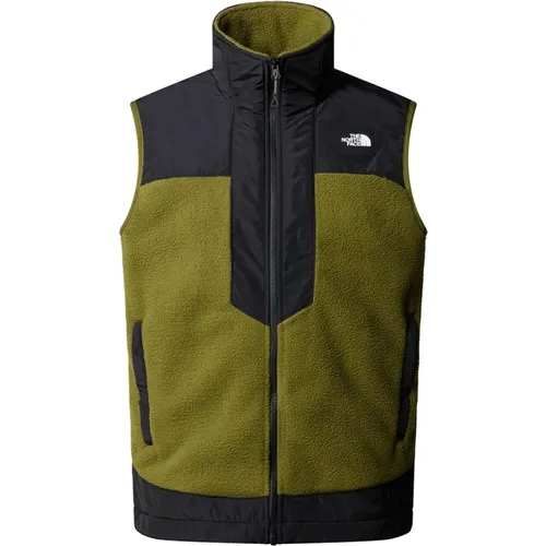 Forest Olive Fleeski Y2K Vest , male, Sizes: M, L - The North Face - Modalova