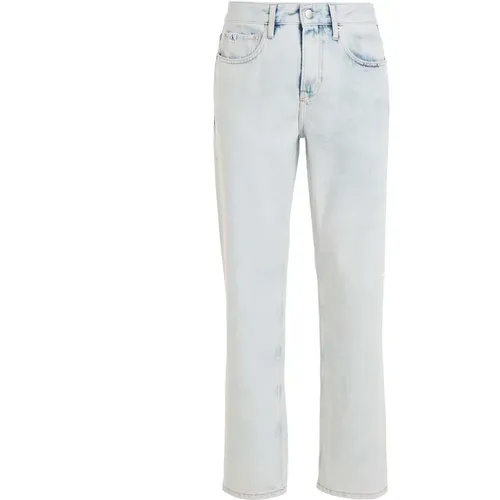 Gerades Jeans , Herren, Größe: W34 - Calvin Klein Jeans - Modalova