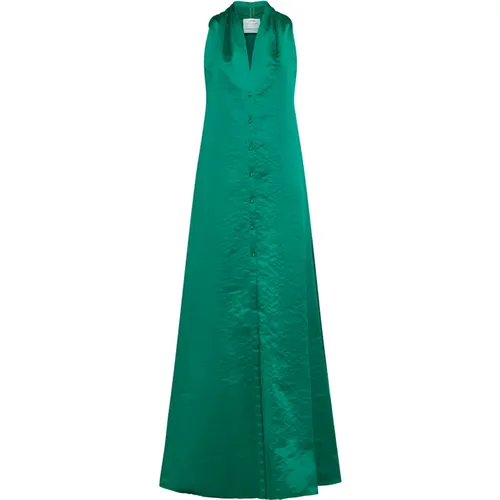 Grüne Elegante Kleider , Damen, Größe: M - Forte Forte - Modalova