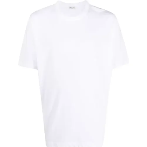 Crew-Neck Cotton T-Shirt , male, Sizes: L - Dries Van Noten - Modalova