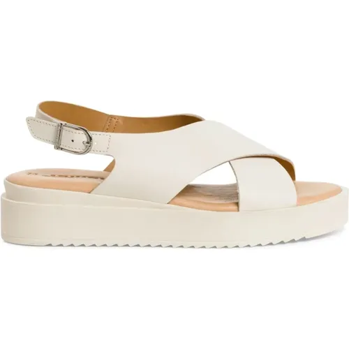 Casual Flache Offene Sandalen , Damen, Größe: 36 EU - tamaris - Modalova