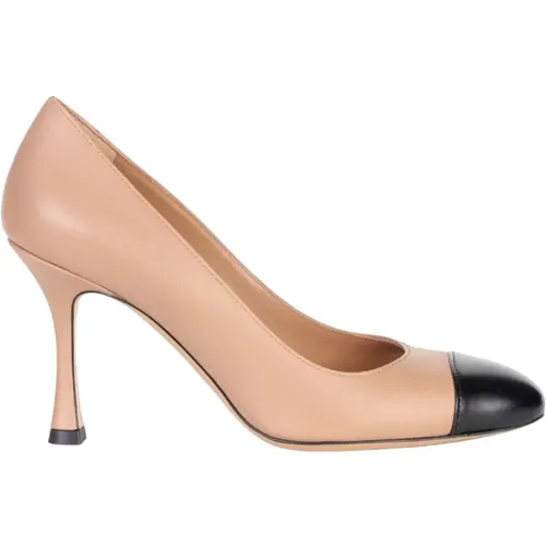 Iconic Bicolor Heeled Pump , female, Sizes: 3 UK, 6 UK - Roberto Festa - Modalova