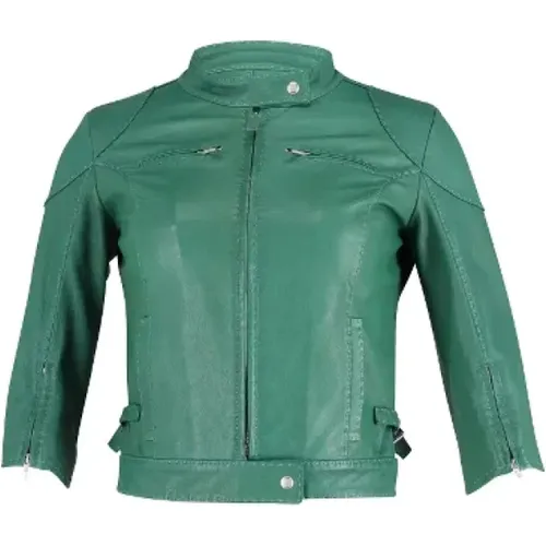 Pre-owned Leather outerwear , female, Sizes: M - Fendi Vintage - Modalova