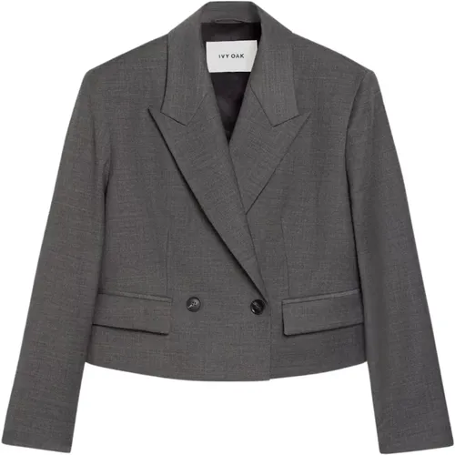 Moderne Kurzblazer , Damen, Größe: 2XL - IVY OAK - Modalova