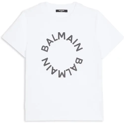 T-Shirt mit -Logo Balmain - Balmain - Modalova